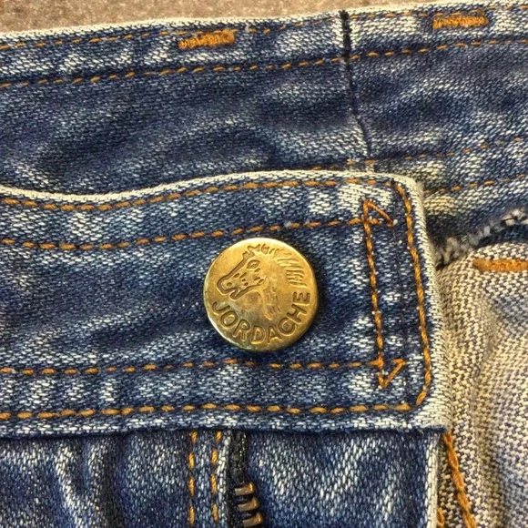 Vintage Jordache Jeans Unhemmed Long 24x33 Straight Horsehead Made USA 80s - Picture 4 of 13